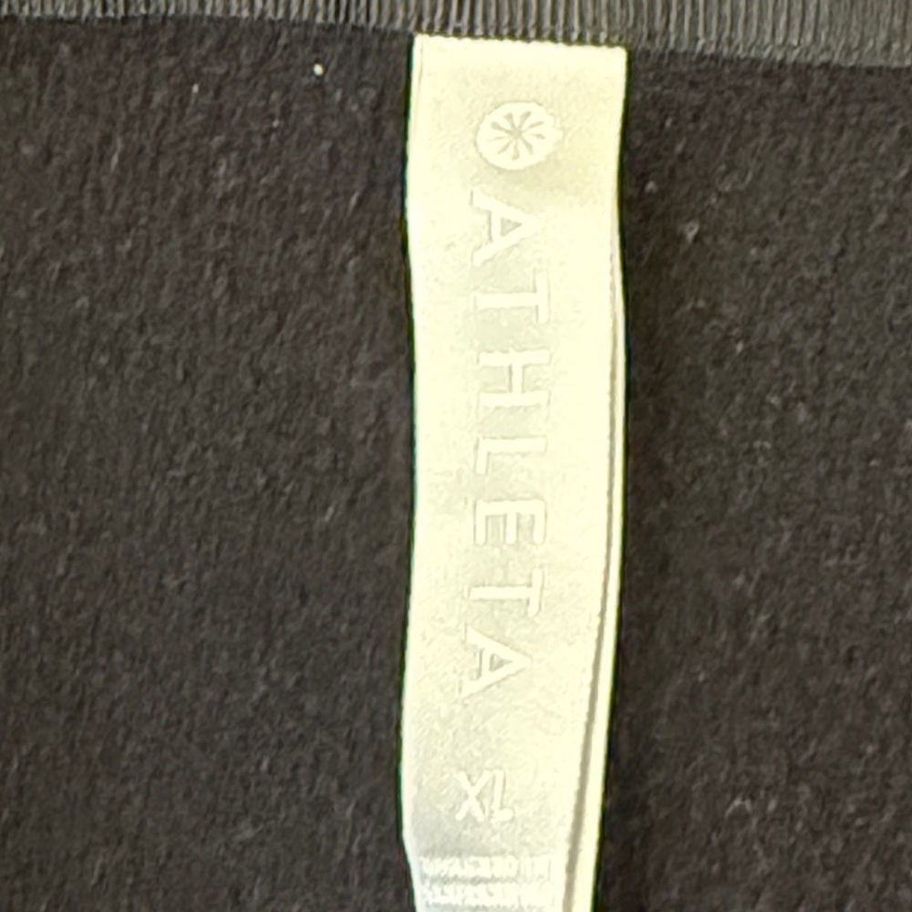 Athleta Black Hoodie Wrap Sweatshirt Size XL - Picture 6 of 7